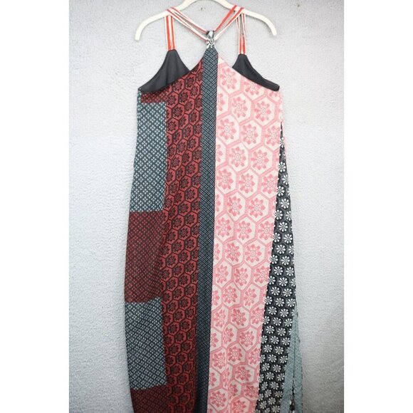 RD Style Maxi Chiffon Mixed Prints Braided Straps Dress-Size Medium-Whimsigoth - Picture 9 of 12